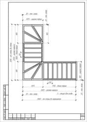 профильный труба: Темир тепкич Жеке менчик үй үчүн, Акысыз консультация, Тепкичтин формасы: Г-сымал, Стиль: Классикалык — 1