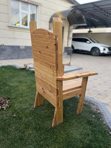 шкафчик для посуды: Стул для зала, Б/у, Дерево — 2