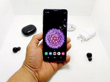 honor 9c: Samsung Galaxy S9, Б/у, 64 ГБ, цвет - Фиолетовый, 1 SIM, 2 SIM — 1