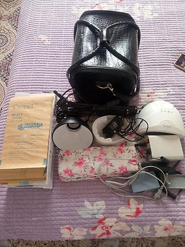 Набор для маникюра/наращивания ногтей, комплект для работы мастера. В