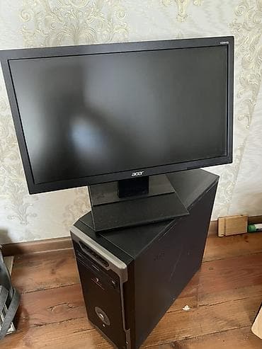 Комплект: настольный ПК + монитор Монитор: - Acer, диагональ 21,5–23"