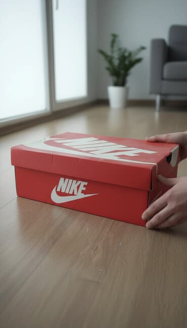 женские слипоны на толстой подошве: Кроссовки Nike, низкий силуэт. - Цвет: чёрный (монохром). - Верх — 1