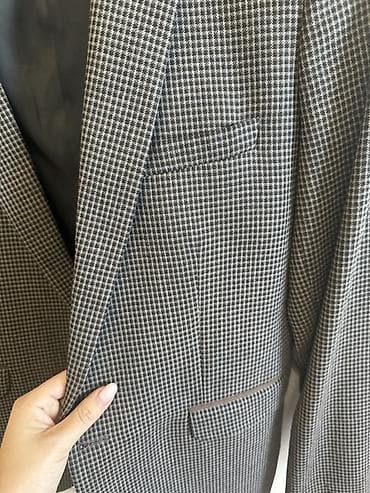 твидовый пиджак: Мужской пиджак P&M menswear, Made in Turkey - Принт: мелкая — 4