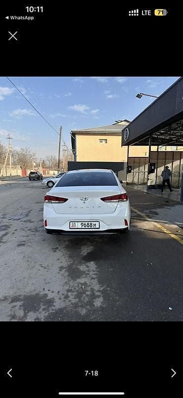 tesla model x: Hyundai Sonata: 2018 г., Автомат, Газ, Седан — 2