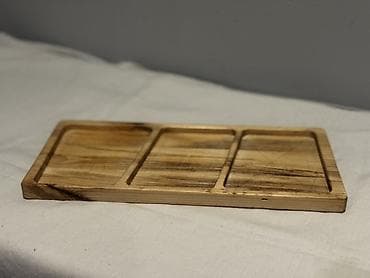 Аксессуары для кухни: Деревянные сервировочные доски с ручкой - Материал: натуральное — 4