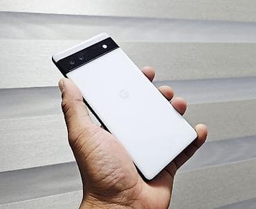 google assistant: Google Pixel 6A, Б/у, 128 ГБ, цвет - Белый, 1 SIM, 2 SIM — 3