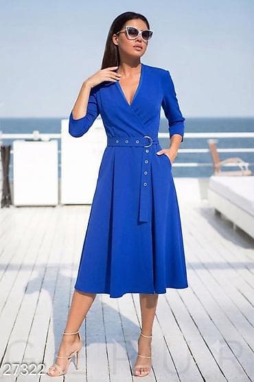 Жеке буюмдар: Күнүмдүк көйнөк, Күз-жаз, Кыска модель, Ылдый жагы ачык, 4XL — 1