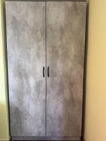 гардироб шкаф: Шифоньер, шкаф для одежды, Прямой, ЛДСП — 2