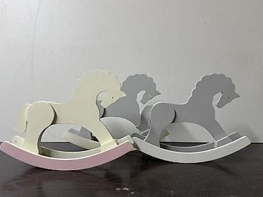 Декоративные лошадки‑качалки из дерева Подарочная, Сувенирная Можем