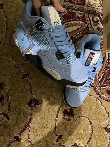 Мужские кроссовки, 38, Air Jordan, Новый, цвет - Голубой