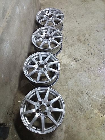 Шины и диски: Литые Диски R 14 Honda, Комплект, отверстий - 4, Б/у — 4