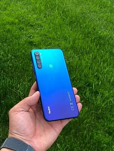 iphone r: Redmi, Redmi Note 8, Б/у, 64 ГБ, цвет - Синий, 2 SIM — 1