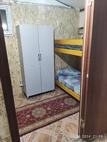 крават 2 этаж: Двухъярусная кровать + двухдверный шкаф для хранения Комплект мебели — 8