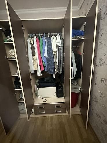 Офисная мебель: Двуспальная кровать, Б/у, Каркас без матраса, длина - 200 см — 6