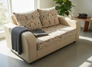 продаю бу диван: Прямой диван, Б/у, Двухместный — 1