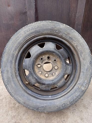 Колеса в сборе 185 / 60 / R 14, Лето, Запаска, Легковые, Железные, отверстий - 4