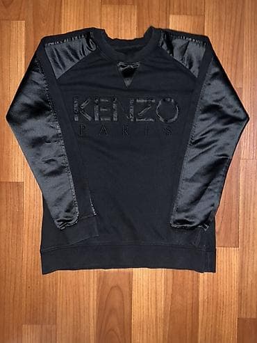 Толстовки: Мужская толстовка, M, Kenzo, Б/у, цвет - Черный, Самовывоз — 1