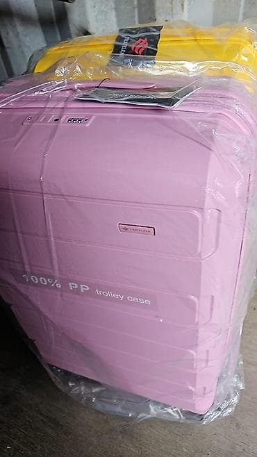 tech flece: Чемоданы TRAVELCAR 100% PP trolley case - Материал корпуса — 2