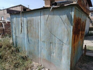 шкаф металлический для документов: Металлический хозблок/сарай из профнастила - Материал: гофрированный — 2