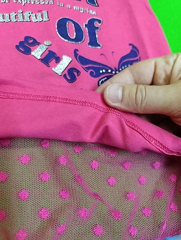 маленькое платье: Футболка платье на девочку 5-6 лет👗 Комплектация товара: футболка по — 6