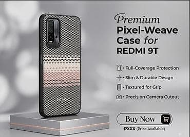 чехол редми 9т: Премиальный чехол Pixel‑Weave для Redmi 9T - Полная защита корпуса по — 1