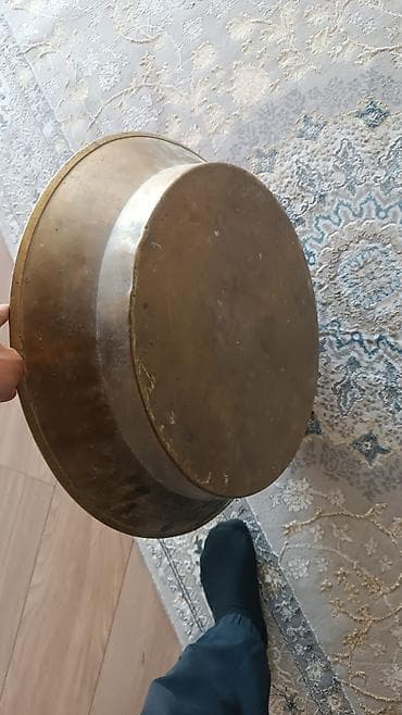 ваза стекло: Большой латунный таз/чаша ручной ковки. Описание: - Материал: латунь — 1