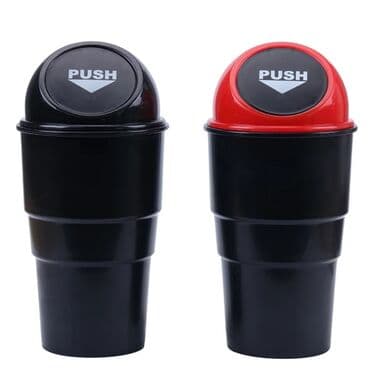 лотка авто: Ведёрко для мусора в авто с нажимной крышкой Надоел мусор в машине — 3