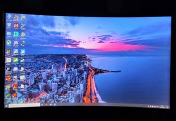 монитор 27 дюйм: Samsung (Телевизор - Монитор 2 в 1) 31.5 1080p 60гц, Изогнутый, В — 10