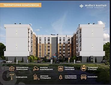 одна ком: 1 комната, 78 м², Индивидуалка, 7 этаж, Готовая ПСО (под самоотделку) — 5