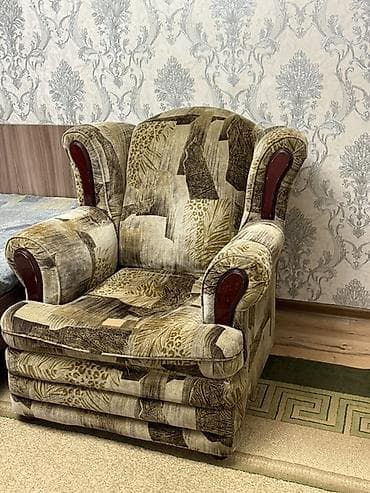 кресло мягкая: Кресла мягкие, классические. - Модель: глубокие кресла с высокой — 1