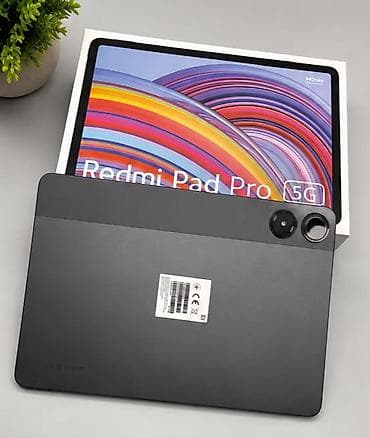 Техника и электроника: Планшет, Redmi, 12" - 13", 5G, Б/у, Классический цвет - Черный — 4