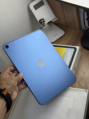 Планшеты: Планшет, Apple, память 128 ГБ, 10" - 11", 5G, Б/у, Классический цвет - Синий — 1