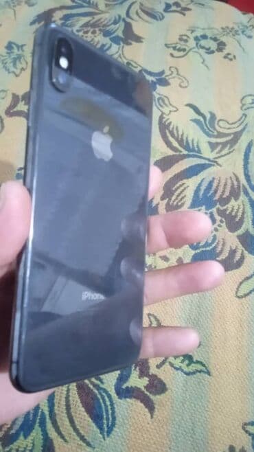 чехлы на айфон 12 бишкек: IPhone Xs Max, Колдонулган, 256 ГБ, Кара, Коргоочу айнек, Каптама, 100 % — 4
