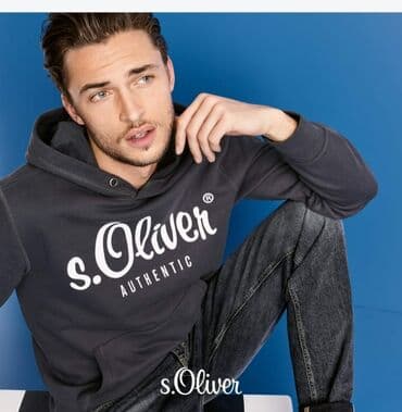 брендовые мужские спортивные костюмы из турции: Толстовка с начесом бренда s.Oliver — 2