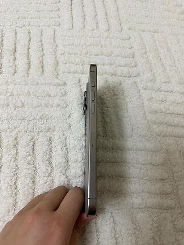 technics sl: IPhone 15 Pro Max, Б/у, 256 ГБ, Natural Titanium, Кабель, Коробка, 86 % — 2