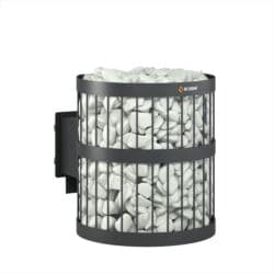 электро парилка: Печь-каменка для бани с выносной топкой и защитной каменной корзиной — 3