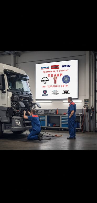 бытовой кондиционер: Промывка и ремонт печек на грузовых авто. Услуги: - Промывка — 2