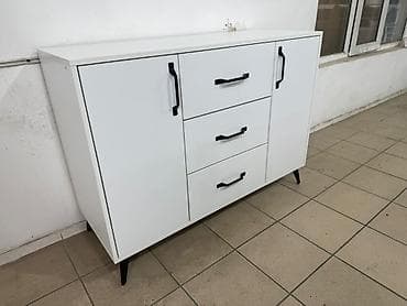 Комод/тумба в современном стиле - Цвет: белый матовый, контрастная — 2