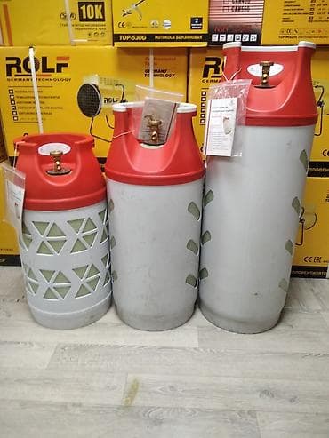 накопительный бачок: Композитный газовый баллон, Другой бренд, Наполнение: Пропан, Объем баллона: 12 л — 2