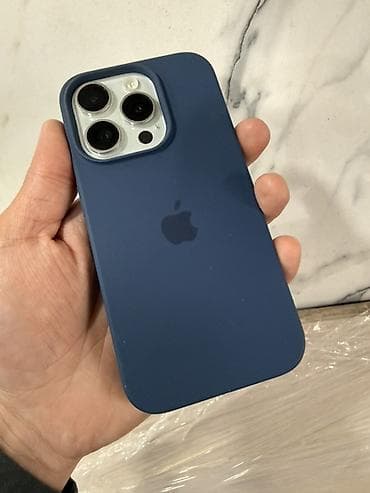 15 про бу: IPhone 15 Pro, 256 ГБ, Белый, Чехол, 94 % — 7