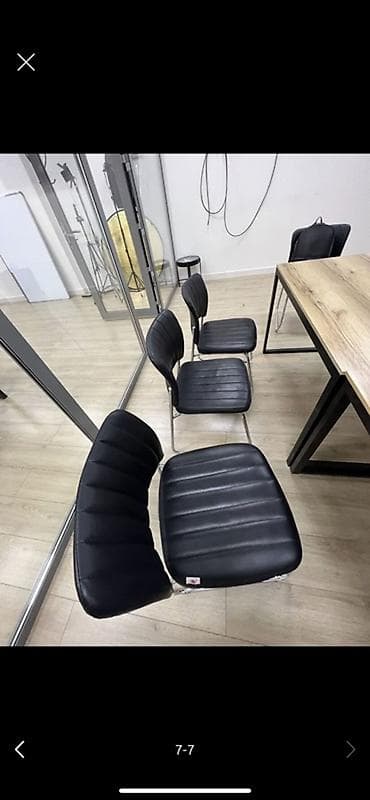 coffee table: Комплект офисной мебели, Стул, Дерево, цвет - Черный — 2