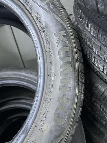 Шины 205 / 55 / R 17, Лето, Б/у, Пара, Легковые, Корея, Kumho at lalafo.kg Шины 205 / 55 / R 17, Лето, Б/у, Пара, Легковые, Корея, Kumho