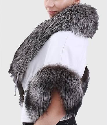 coco chanel: Кожаная куртка, Натуральная кожа, С меховой отделкой, Стандарт — 3