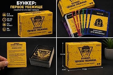 Спорт и отдых: Настольная игра «Бункер: Первое убежище» Психологическая карточная — 2