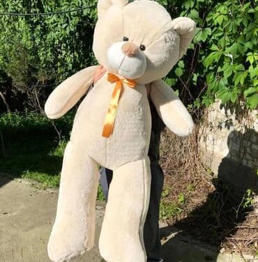 большой плюшевый мишка цена: Мишка 160см. Бесплатная доставка! 🧸60 см 1000 сом (Бесплатная — 2