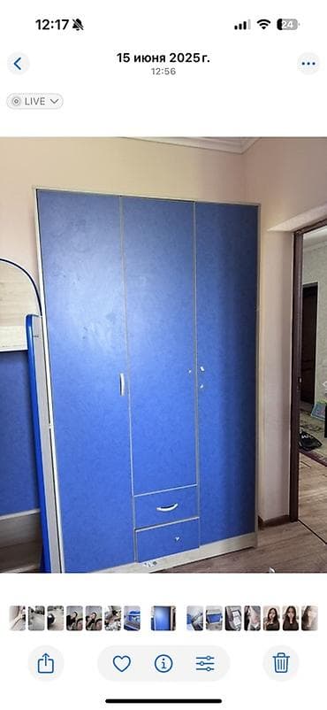 детский двухярусный кровать: Продам детскую двухъярусную кровать 💙 В хорошем состоянии, крепкая и — 2