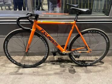 купить фикс в бишкеке: Шоссейный велосипед, Tsunami, Рама M (156 - 178 см), Б/у — 1