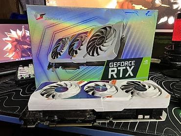Комплектующие для ПК: Видеокарта для ПК, Б/у, GeForce RTX, 12 ГБ — 1