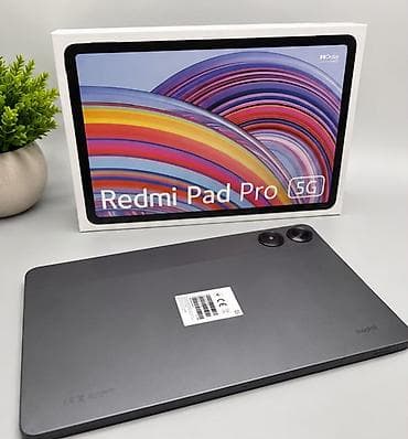 Техника и электроника: Планшет, Redmi, 12" - 13", 5G, Б/у, Классический цвет - Черный — 5