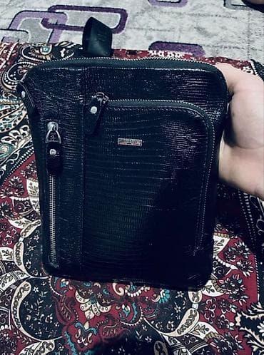 Барсетка, Butun, Материал: Натуральная кожа, Оригинал, Б/у